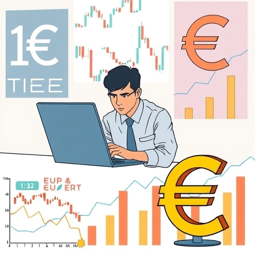 不同貨幣符號在全球市場中動態交換的場景