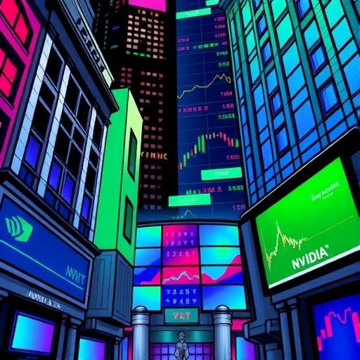 Nvidia與Sherwin-Williams標誌在動態金融環境中