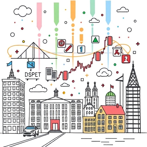 一位男子正在街頭交易股票