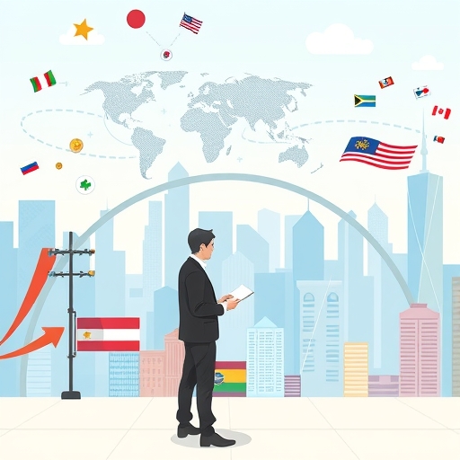 現代城市天際線與金融成長指標