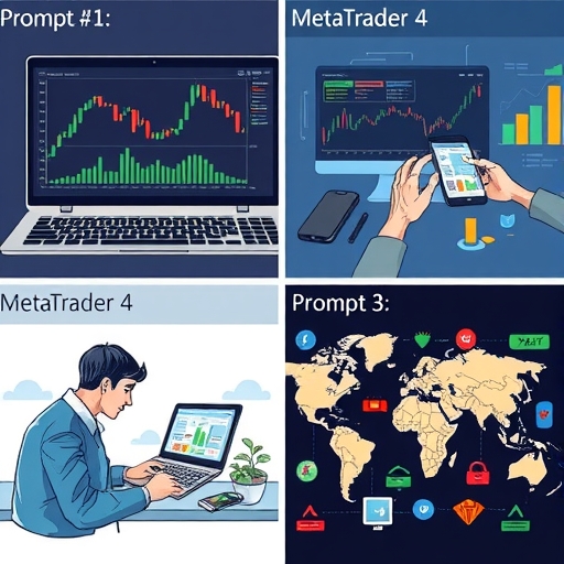 現代交易平台顯示圖表和圖形