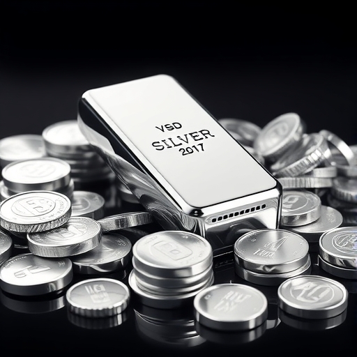 多樣化的白銀條與銀幣,象徵著財富的傳承。