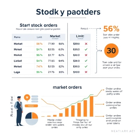 一幅插圖,說明股票交易策略及市場見解