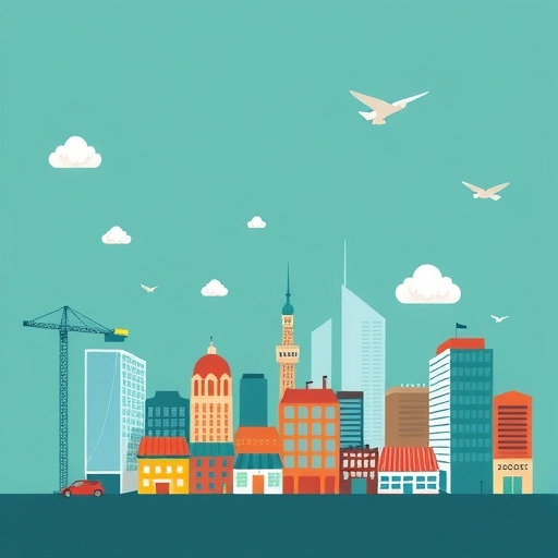 展示小型股的投資成長機會的藝術作品