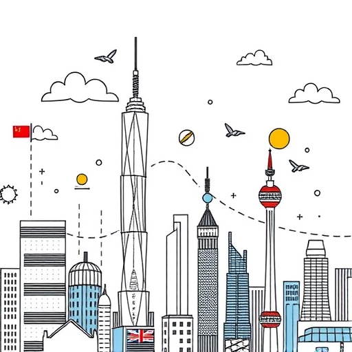 一位投資者正在分析科技股票的走勢