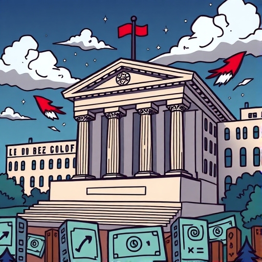 中央銀行調整利率的視覺化表現