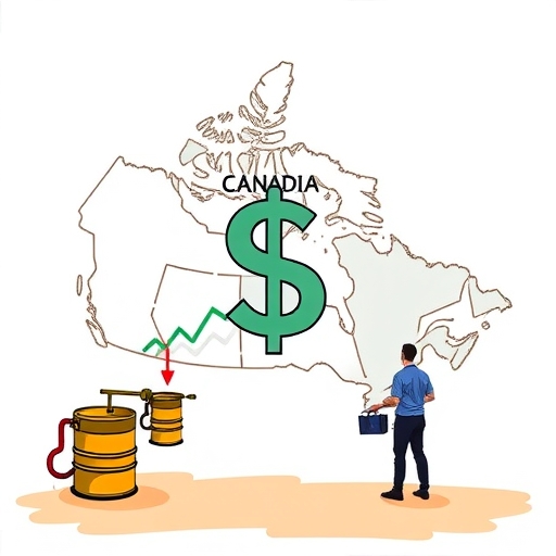 一個加元符號與波動的圖表