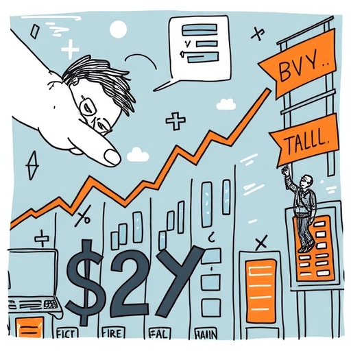 股市分析圖示,顯示買賣力量的變化。