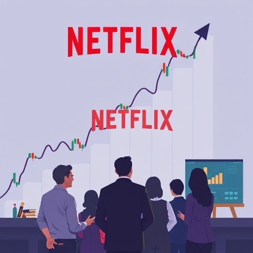 一群投資者正在觀察金融圖表