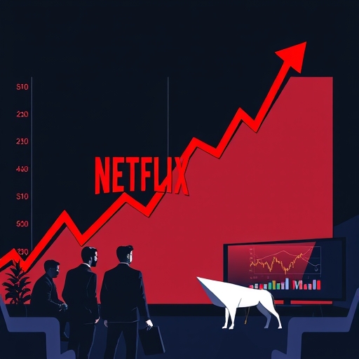 一幅顯示數位串流服務運作的插圖