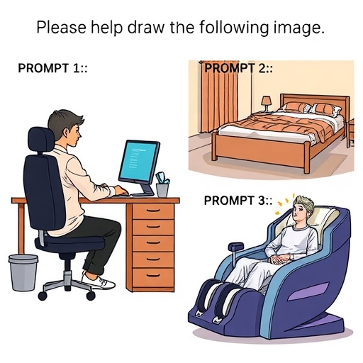 一具溫馨的臥室環境中，有各種放鬆科技以促進更好的睡眠。