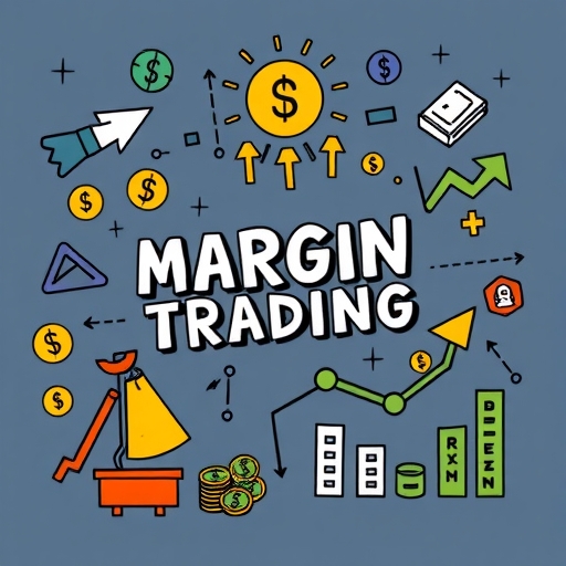 顯示投資者在有效運用保證金的過程中的圖藝術作品