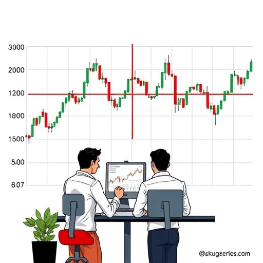 市場死亡交叉的圖表