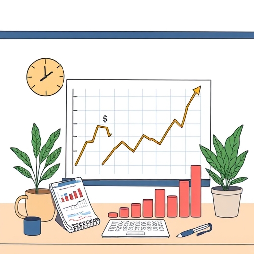 金融分析場景的插圖