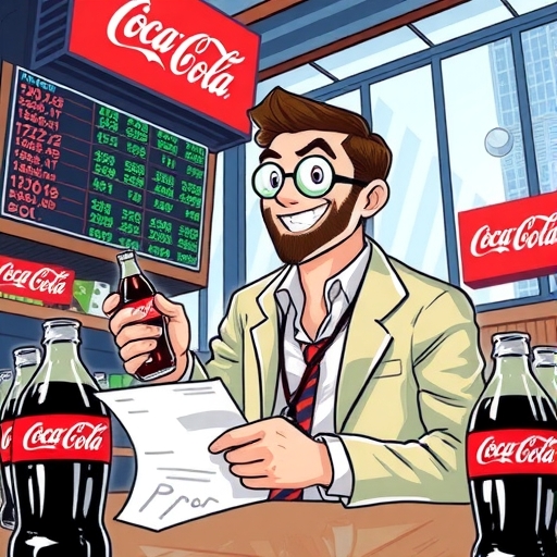 可口可樂產品的股票交易插圖