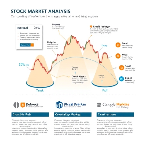 股市分析插圖,展示基本面分析技術。