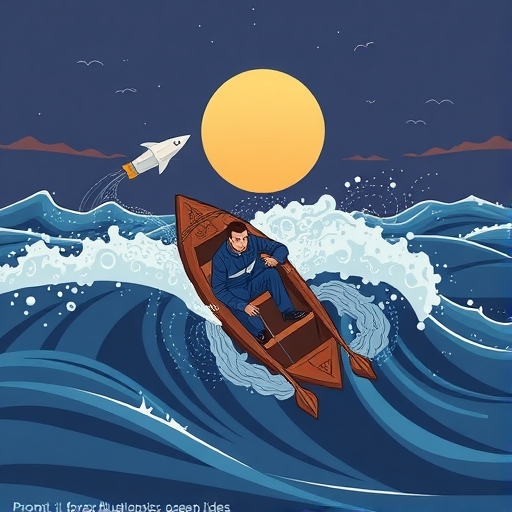 一位交易員正在分析市場數據