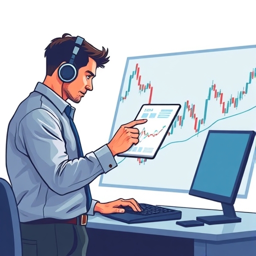 股票市場波動與圖表