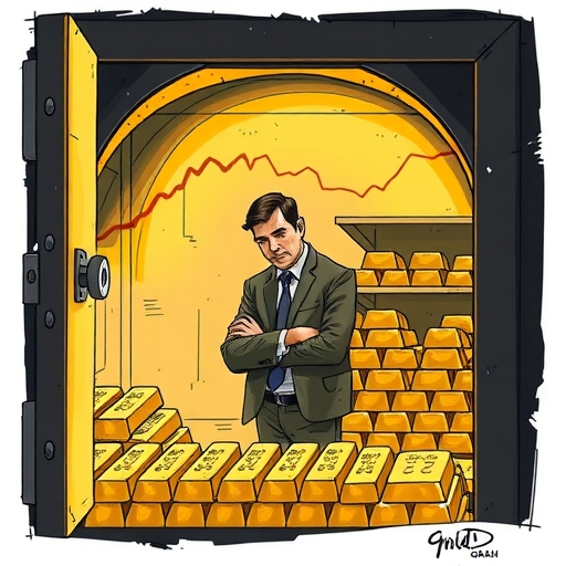 市場走勢圖顯示金價劇烈上升