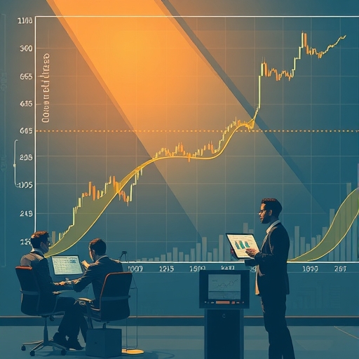 交易者正在分析市場動態與機會