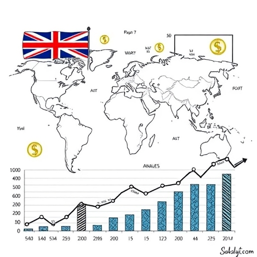 紐幣與全球經濟的關聯視覺呈現。