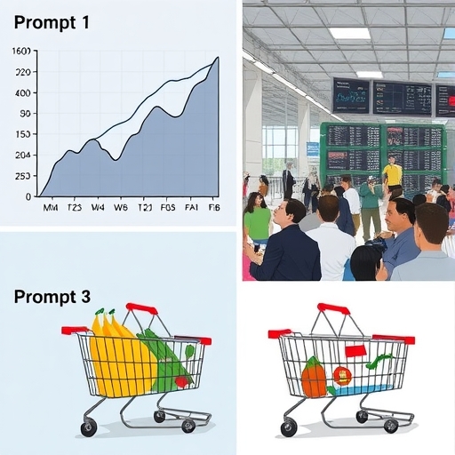 以圖示顯示通貨膨脹上升與其影響消費者的關係