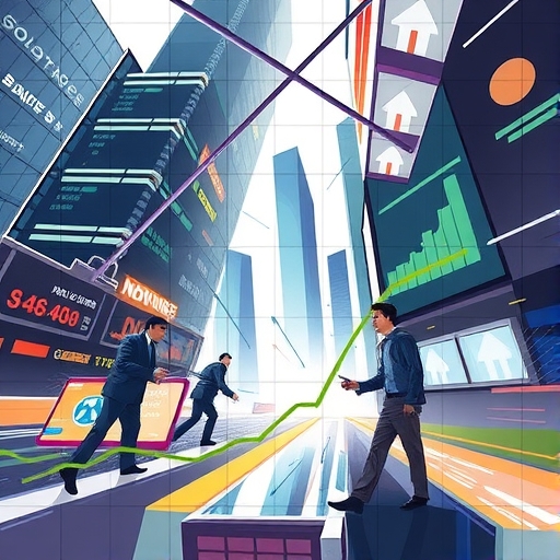 一位交易者在進行剝頭皮交易