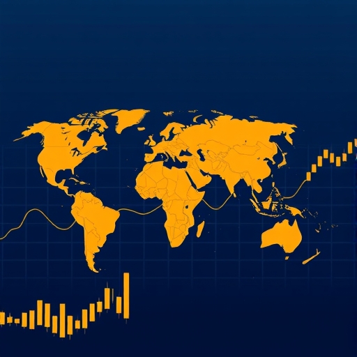 外匯市場中套利交易的示意圖