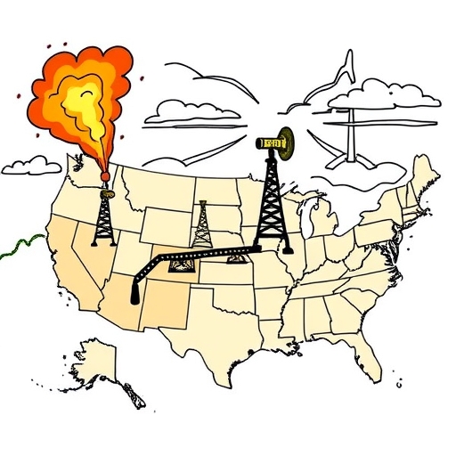 頁岩油生產景觀