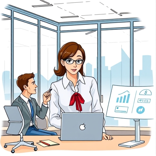 一位男子正在街頭交易股票