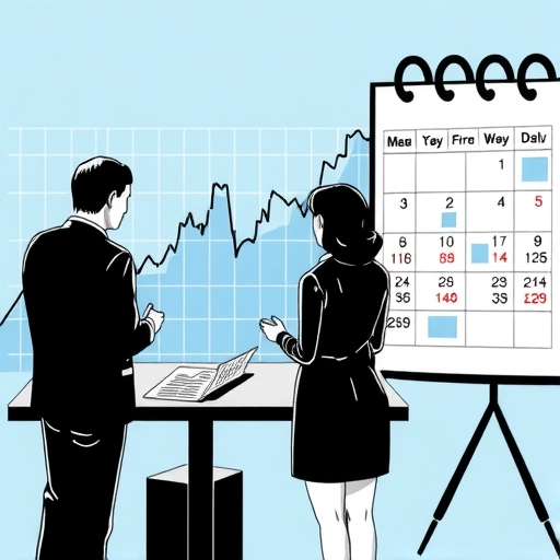 一位男子正在街頭交易股票