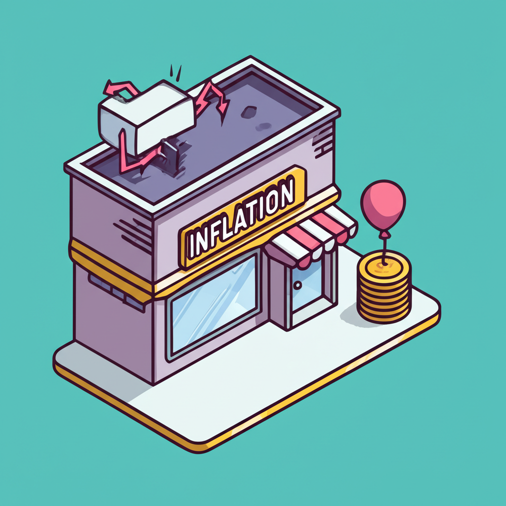 一張代表經濟韌性與成長的示意圖,顯示在經濟指標和圖表中向上箭頭。