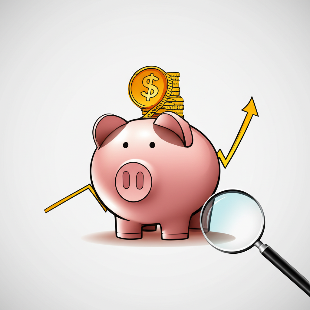 一張顯示逾期利息與罰款的信用卡