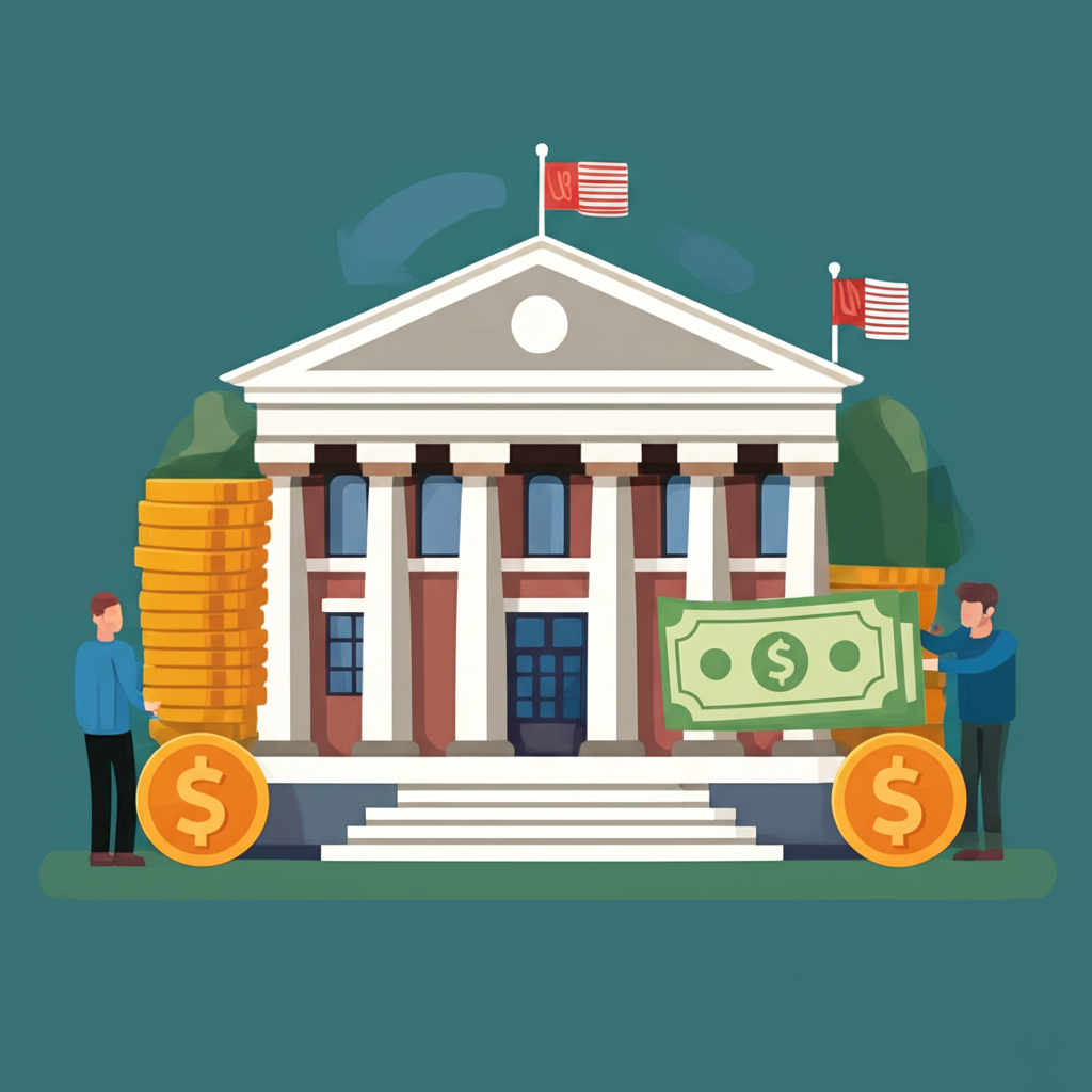 從空中俯瞰繁忙的貨櫃港口,停泊著許多貨船和起重機,象徵全球貿易與供應鏈。