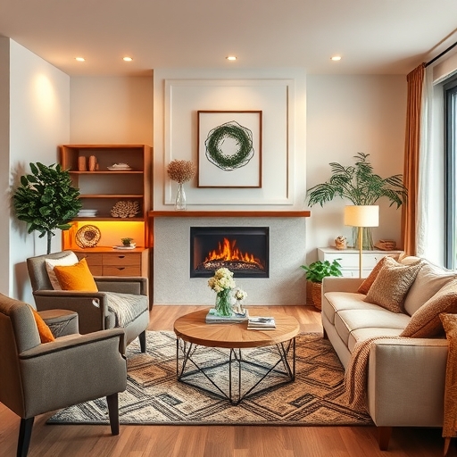 一個舒適整潔的客廳