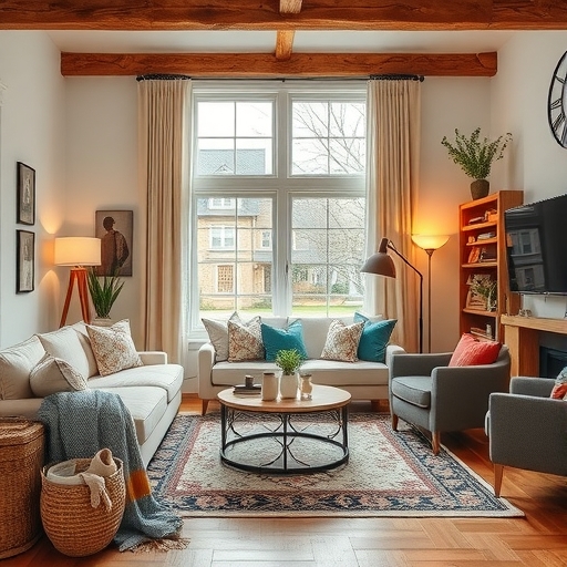 一個舒適整潔的客廳