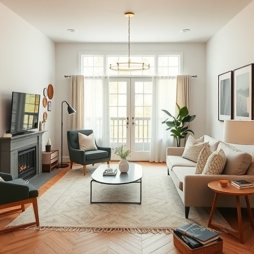 一個舒適整潔的客廳