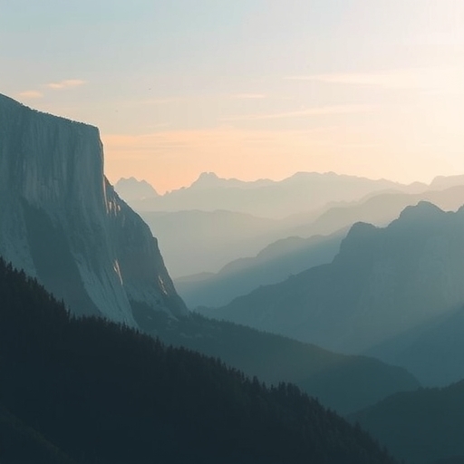 美麗的山脈景觀