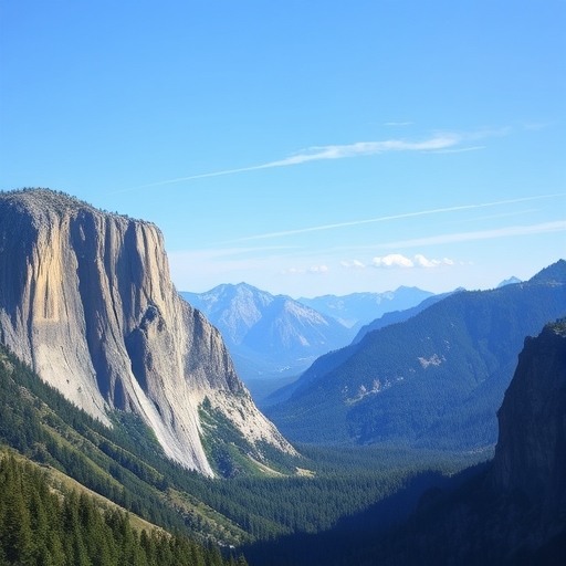 美麗的山脈景觀