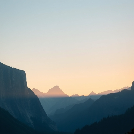 美麗的山脈景觀