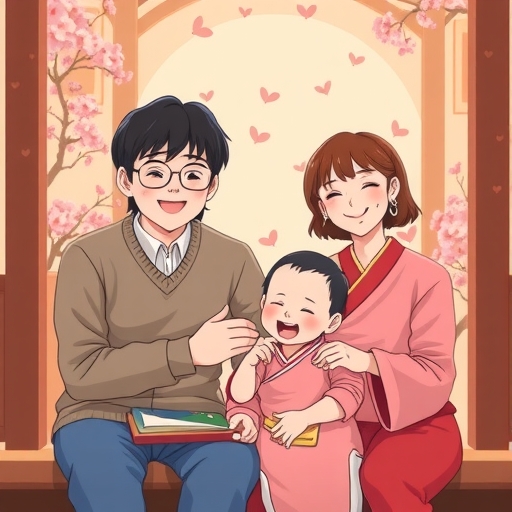 一張台灣快樂家庭的插圖