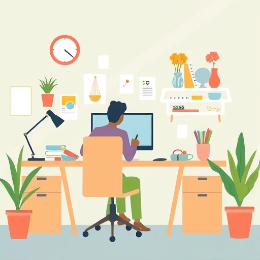 一位人士正在分析市場數據。