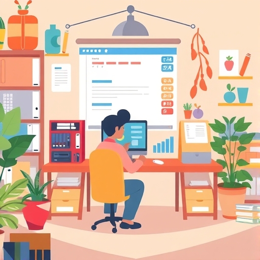 一位分析師正在專注研究圖表。