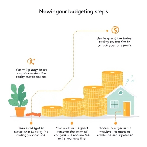 一個人正在觀察趨勢圖,象徵財務成長。