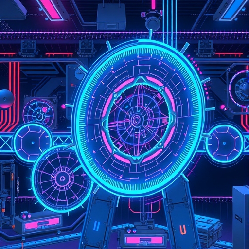 一張描繪未來科技感的插圖