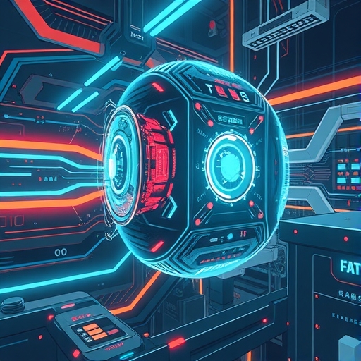 一張描繪未來科技感的插圖