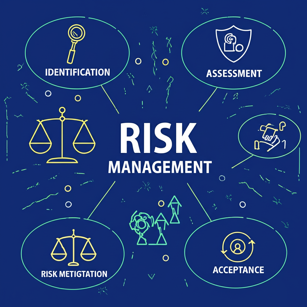 一個象徵多樣化投資組合的視覺圖,代表資產配置與風險分散。