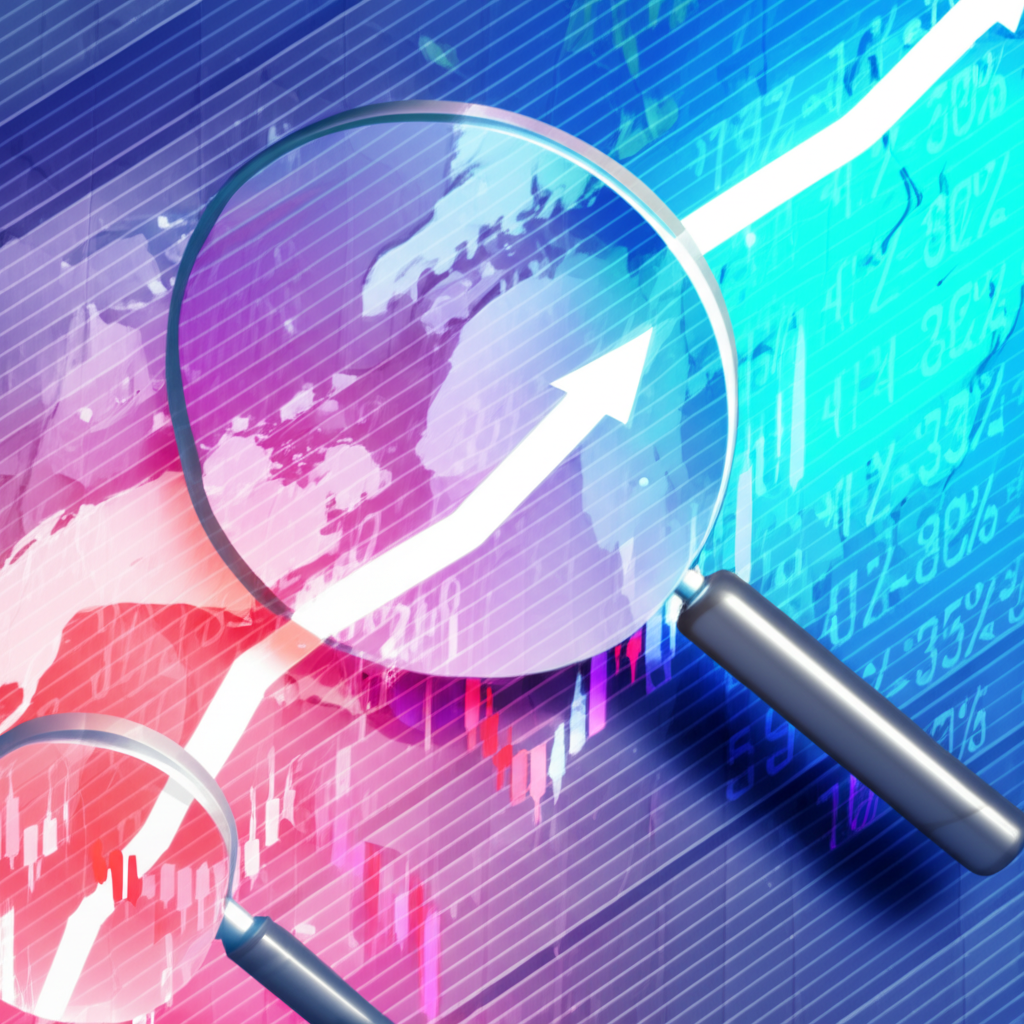 一張顯示股價K線圖與移動平均線的股市圖表。