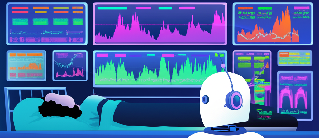 自動化外匯交易概念示意圖,展示機器人管理交易的場景
