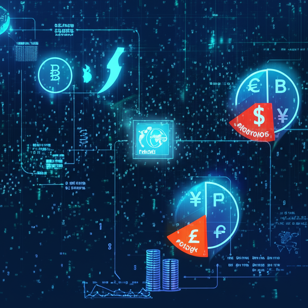 金融市場中基點影響全球經濟政策與投資決策的圖示